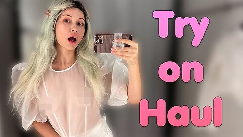 4k TRANSPARENT DRESS TRY ON | See Through Clothing | SAVANNAH JADE