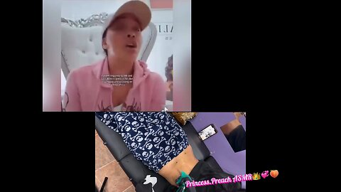 Diamond the Body repost Natalie’s video and the comments w/VISUAL ASMR piercing videos🧼🐌🌧️