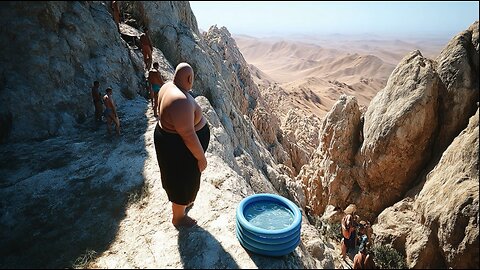 GIANT Cliff Dive into a KIDDIE Pool – AI Video You Won’t Believe!