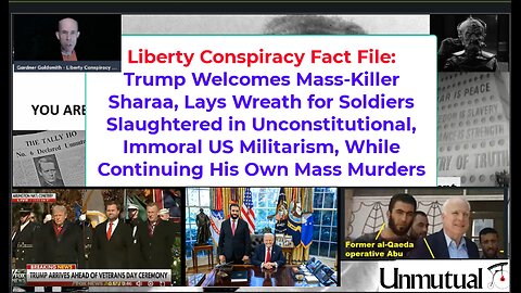 Liberty Fact File: Trump Hypocritically Welcomes Mass-Killer Sharaa, Then Visits Tomb of Unknowns