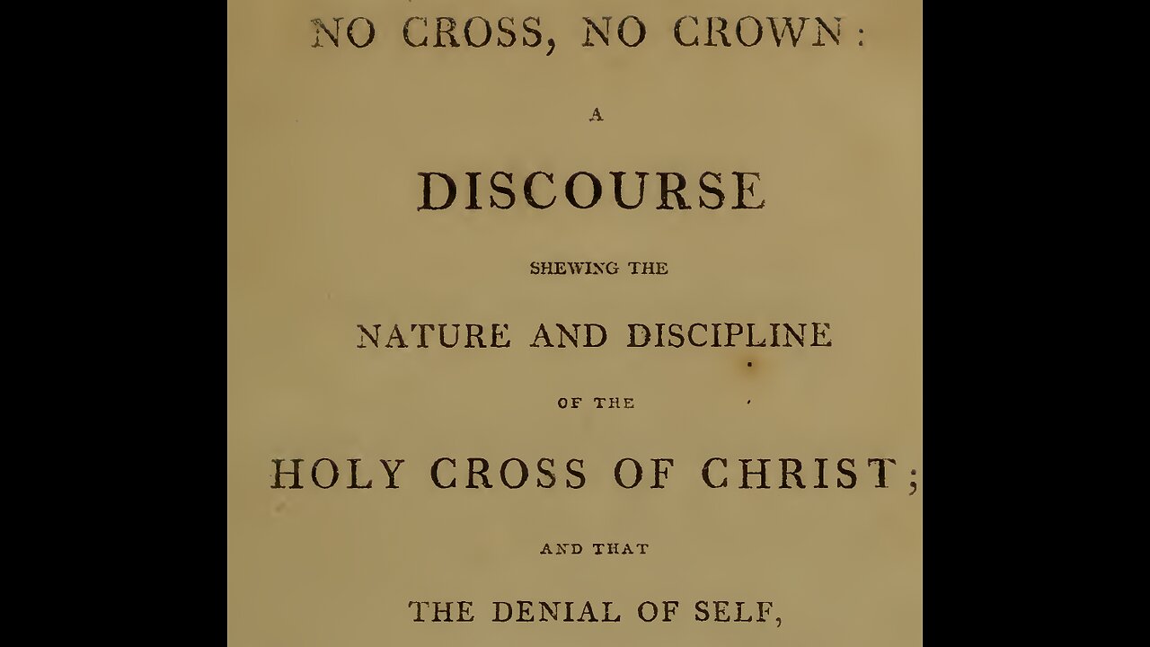 William Penn's NO CROSS NO CROWN