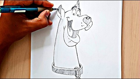 how to draw scooby doo step by step easy