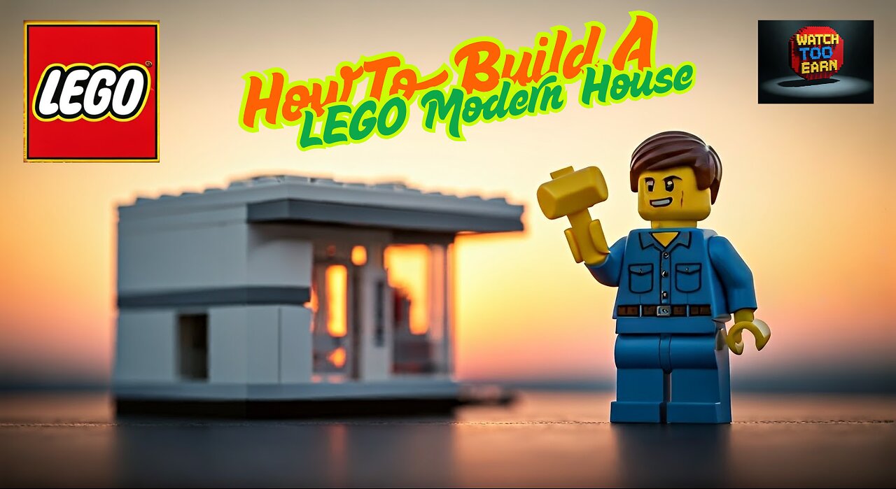 How To Build A LEGO Luxury Modern House