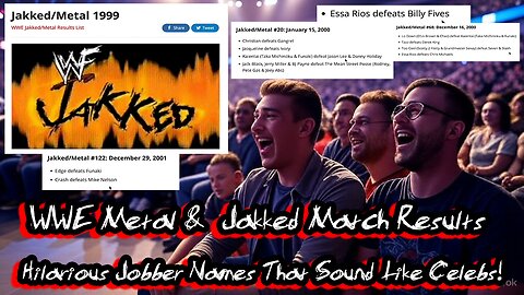 Celebrity Jobbers on WWF Jakked: Hilarious Fails!