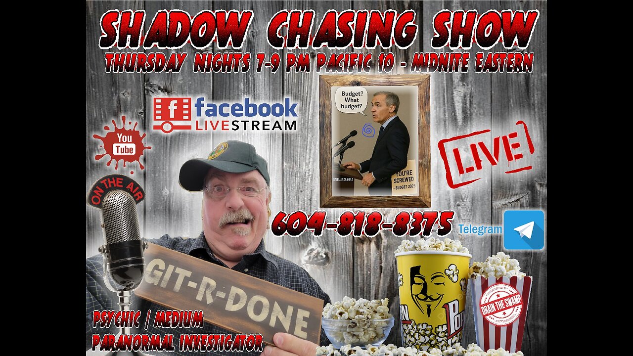 SHADOW CHASING SHOW 11-9-2025 -CHARLIE & THE 911 CHOCOLATE FACTORY COME CRUMBLING DOWN