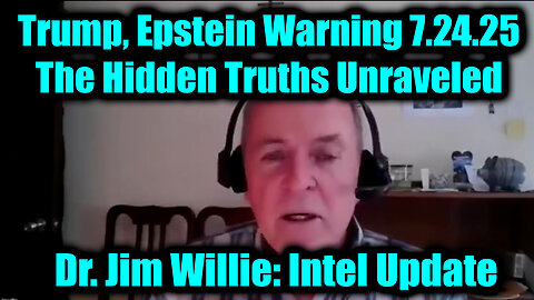 JIM. Trump, Epstein & The Hidden Truths Unraveled. 7-24-25-AT-2PM-CST-20-EST #TRUTH
