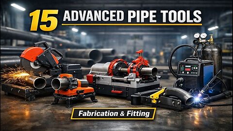 15 Advanced Pipe Fabrication & Fitting Tools