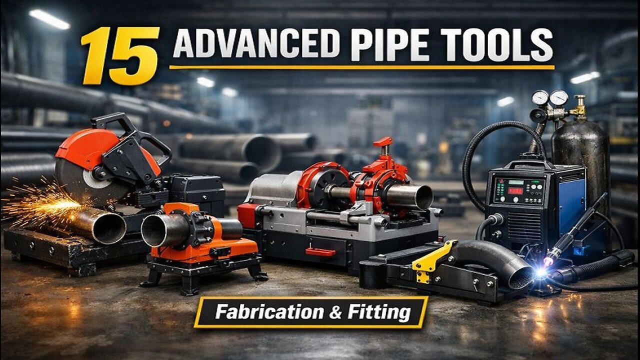 15 Advanced Pipe Fabrication & Fitting Tools