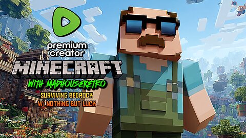 Mouse House Minecraft: Surviving Bedrock with Nothing but Luck!!