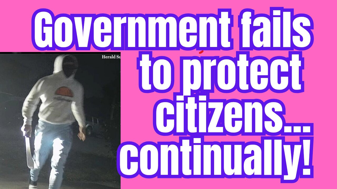 Failure to protect citizens is a "Failed state" indicator! FAILED STATE.