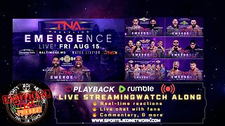 TNA EMERGENCE LIVE REACTIONS! 😱 Shocking Moments & Watch Along w/ Sports Jedi Network