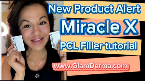 Miracle X PCL Filler with cannula tutorial! 20%off promo-code: BeautyBunny at www.GlamDerma.com
