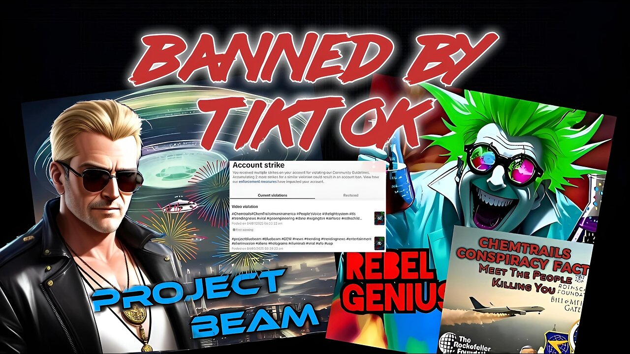 💥 Banned By Tiktok - Project BlueBeam & Chem Trails - Bonus Trump Vid