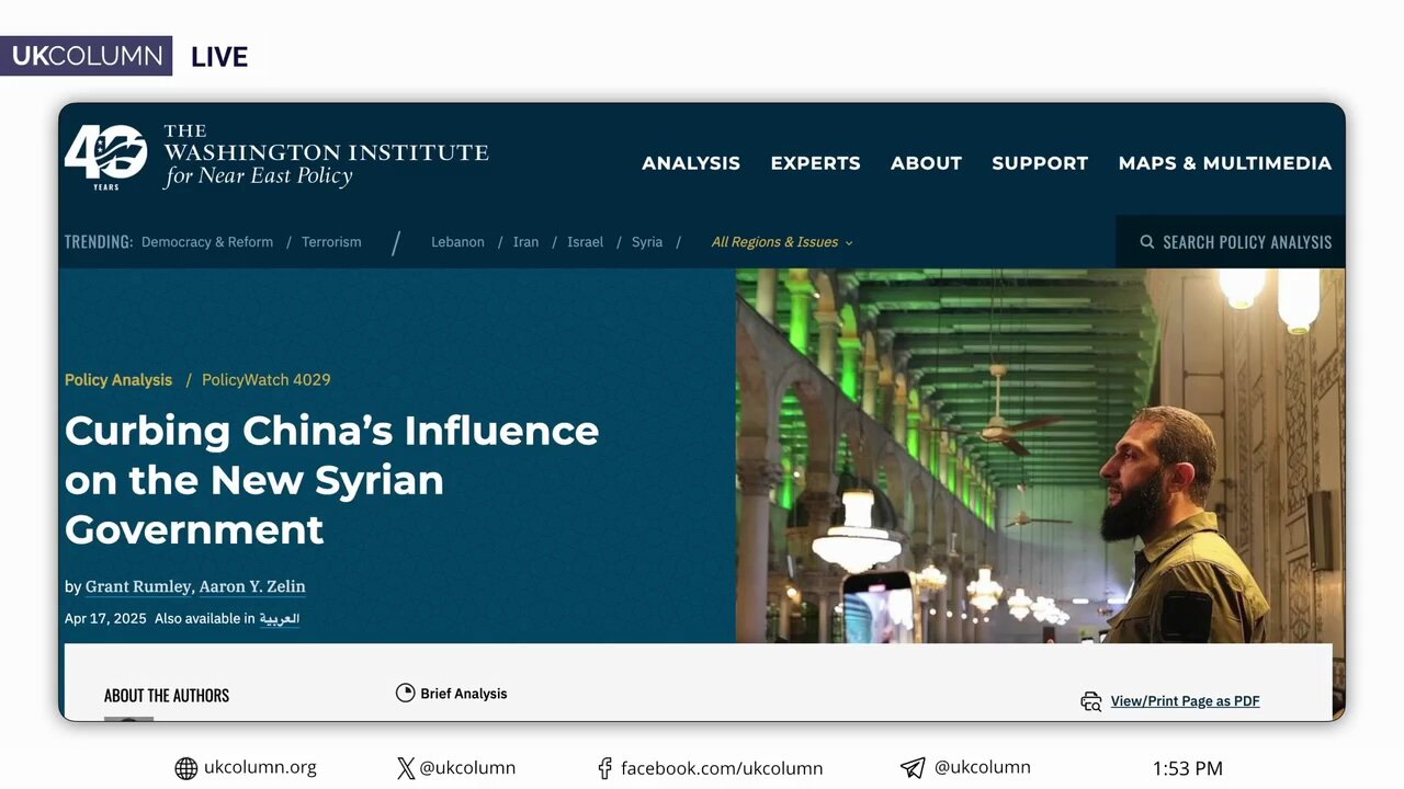 Terrorists Turned Allies? Jolani and the Integration of Foreign Militants in Syria | UK Column News