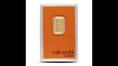 2.5 Gram Valcambi Gold Bar (New w/ Assay)