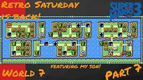 Retro Saturday - SMAS - Super Mario Bros. 3 (SNES) Feat. My Son Ep. 7