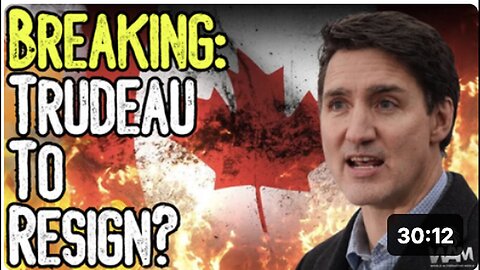 "Breaking: Trudeau's Resignation Imminent; Canada & Germany Fear Potential Civil Unrest"