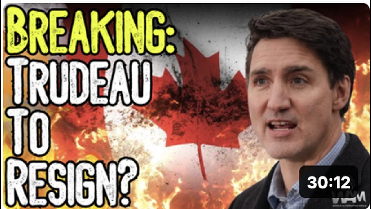 "Breaking: Trudeau's Resignation Imminent; Canada & Germany Fear Potential Civil Unrest"