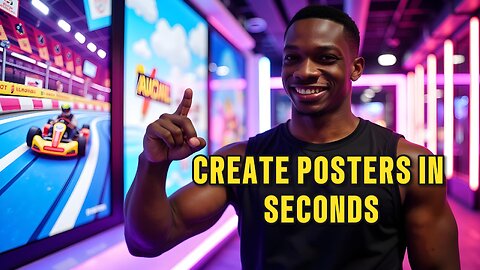 Design High Quality Posters in Seconds 🖼️