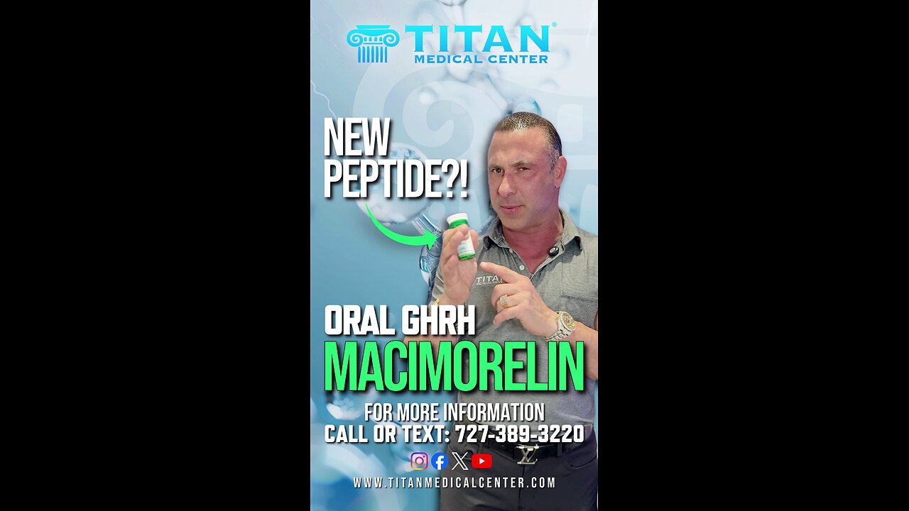 NEW THERAPY MACIMORELIN! Unleash your MUSCLE GROWTH POTENTIAL!