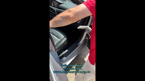 car seat belt cleaned and filthy smell removed Dallas Fort Worth