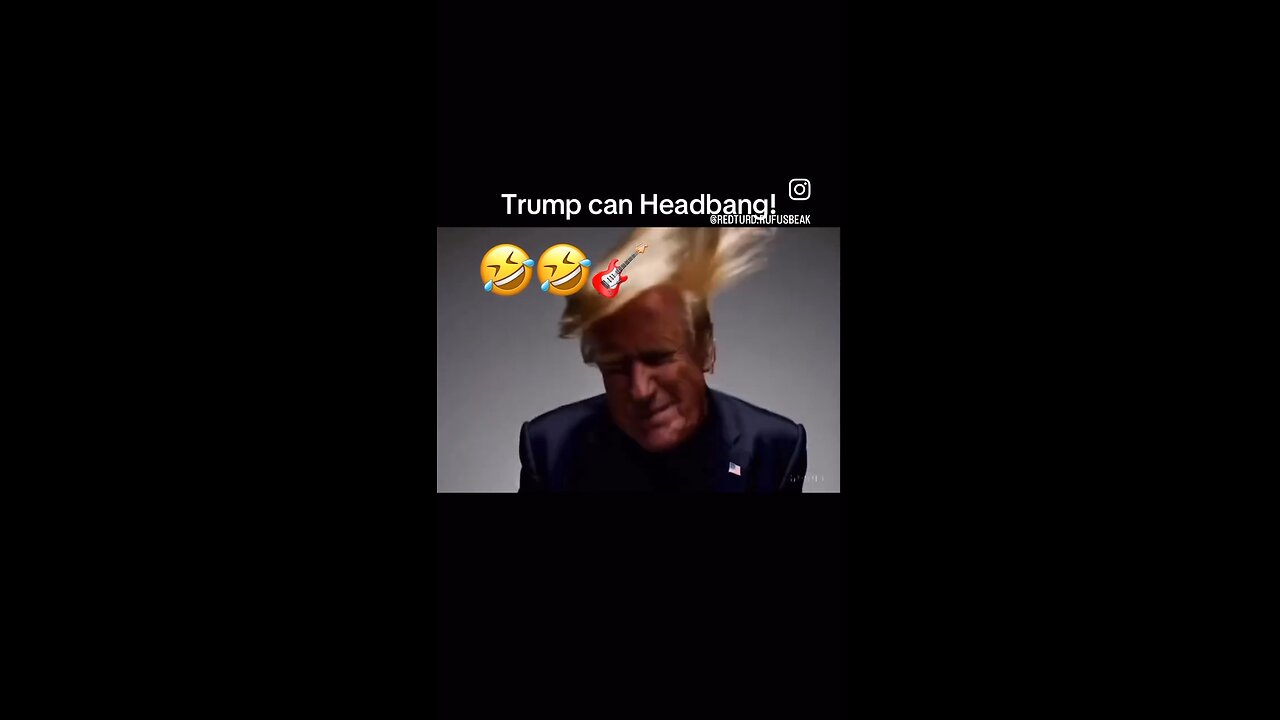 Donald Trump Head Banging 🤘😂 Unexpected Rock Star Moment!