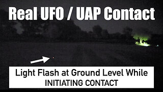 Light Flash at Ground Level While INITIATING CONTACT