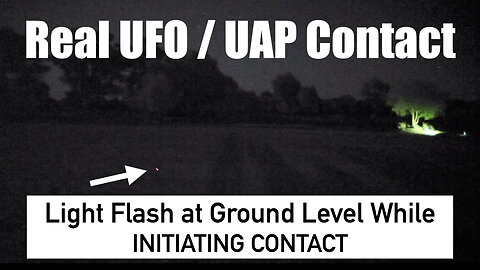 Light Flash at Ground Level While INITIATING CONTACT