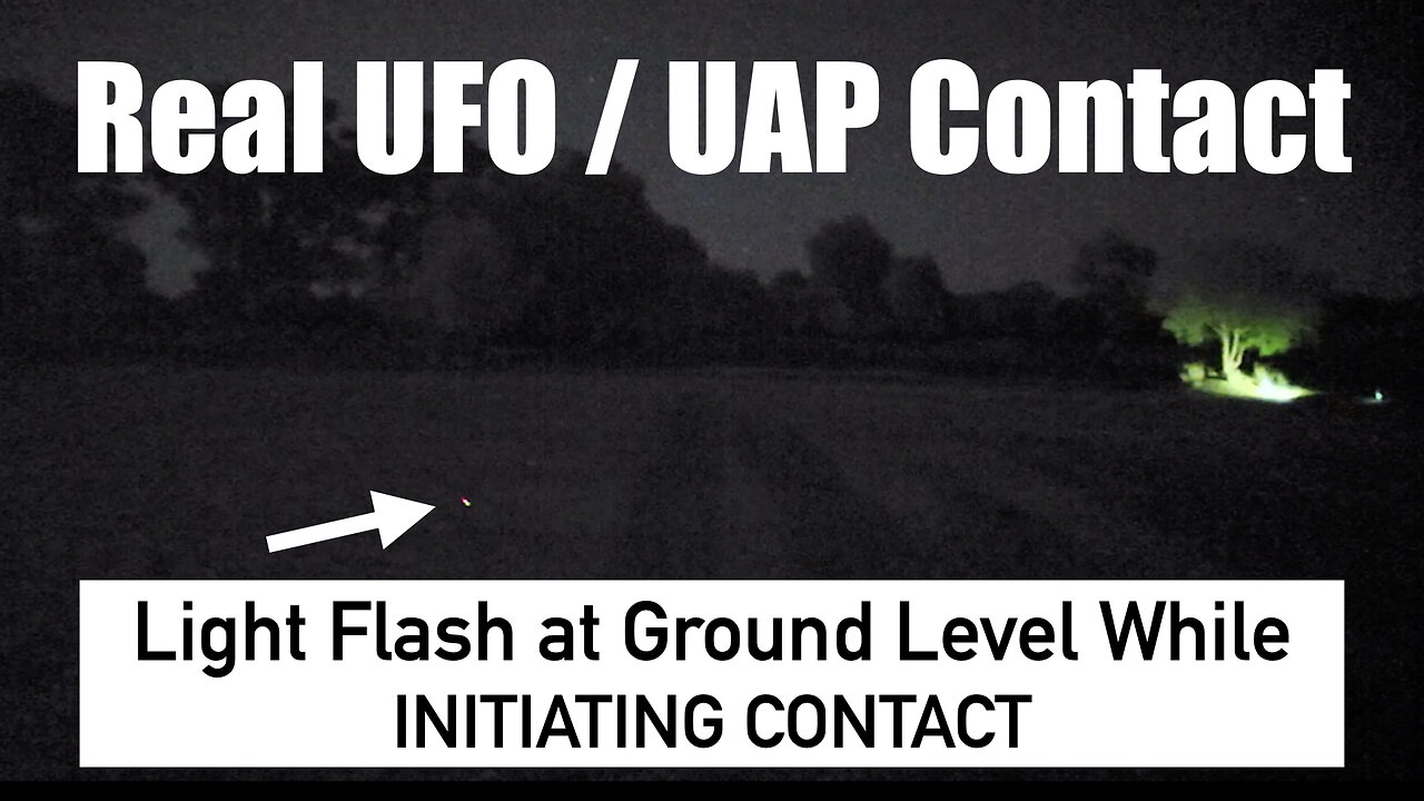 Light Flash at Ground Level While INITIATING CONTACT