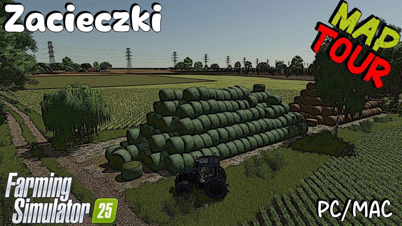 Map Tour | Zacieczki | Farming Simulator 25