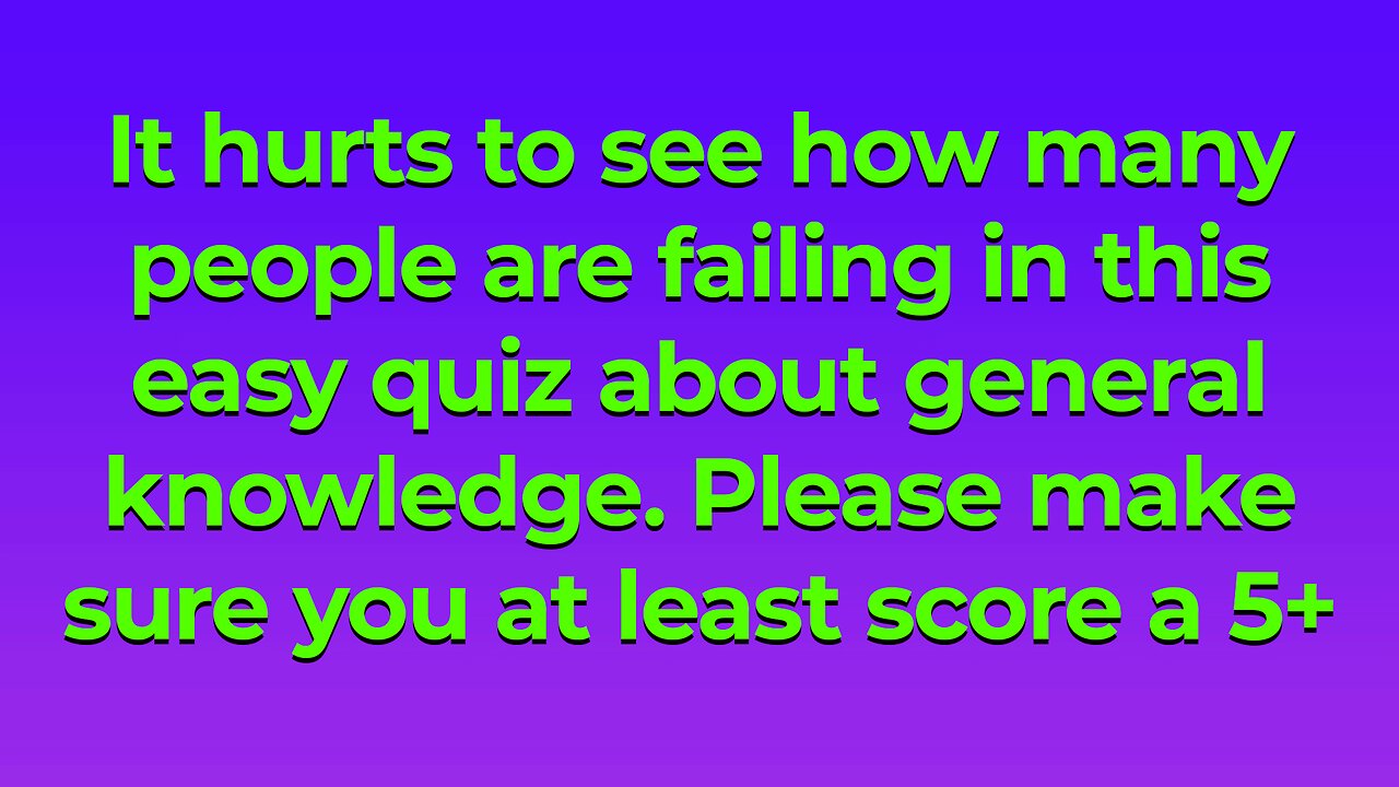 Please make sure to score a 5+!