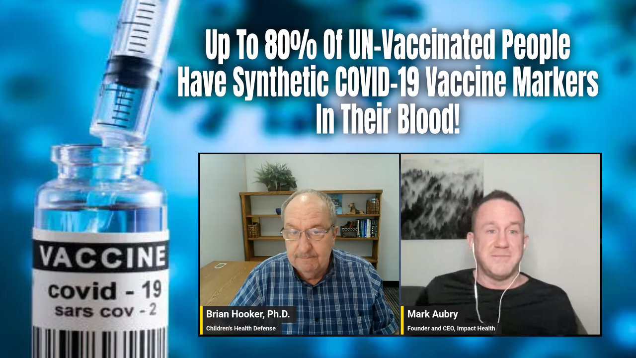 Up To 80% Of UN-Vaccinated People Have Synthetic COVID-19 Vaccine Markers In Their Blood!