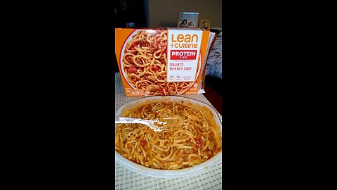 Eating Lean Cuisine Spaghetti With Meat Sauce, Dbn, MI, 9/11/25