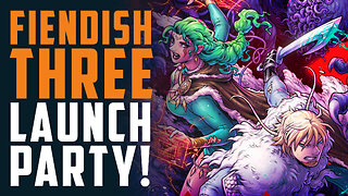 FIENDISH 3 Launch Party!!! with Irene Strychalski @RenieDraws