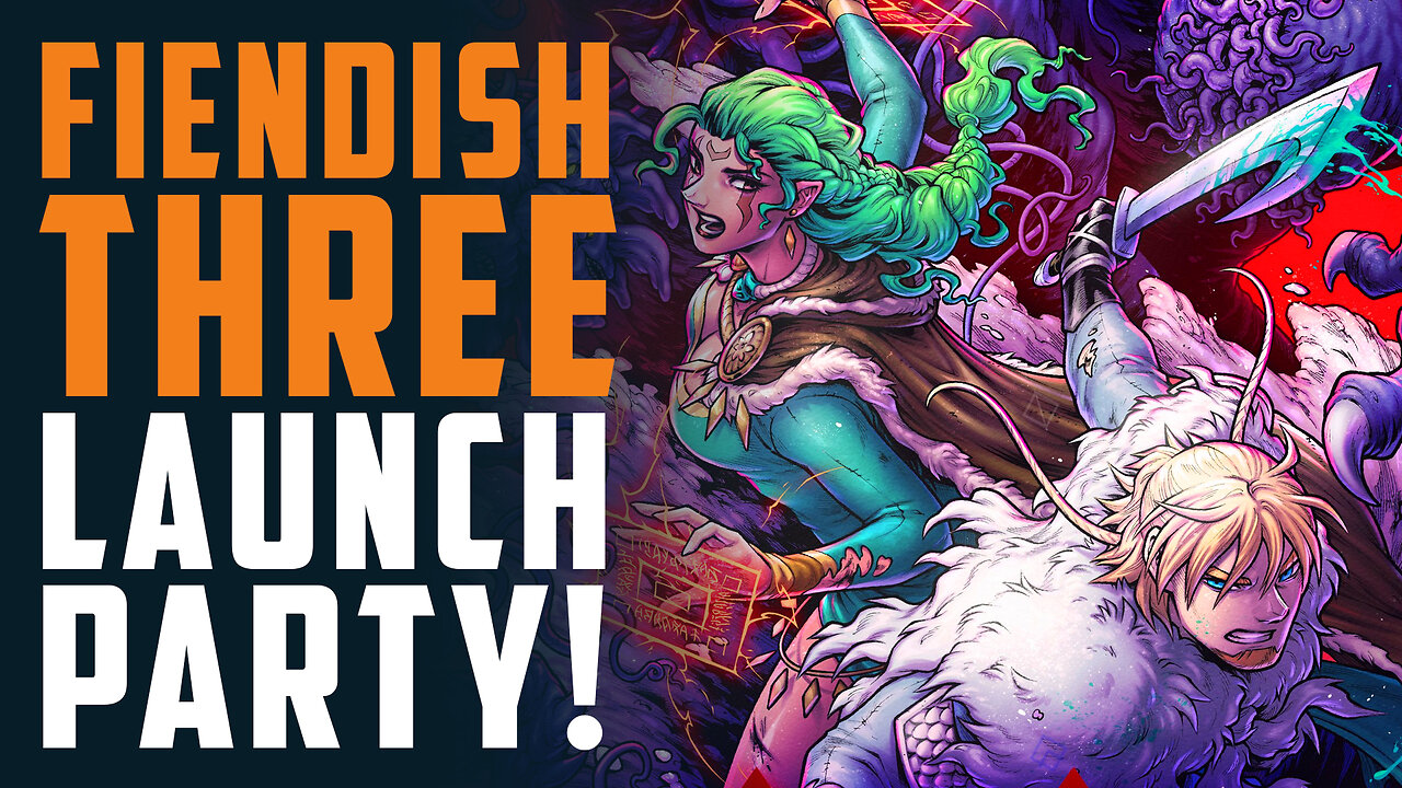 FIENDISH 3 Launch Party!!! with Irene Strychalski @RenieDraws