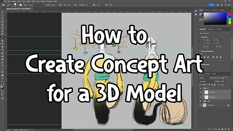 How to Create Concept Art for a 3D Model