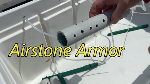 Airstone Armor For A Water Tank