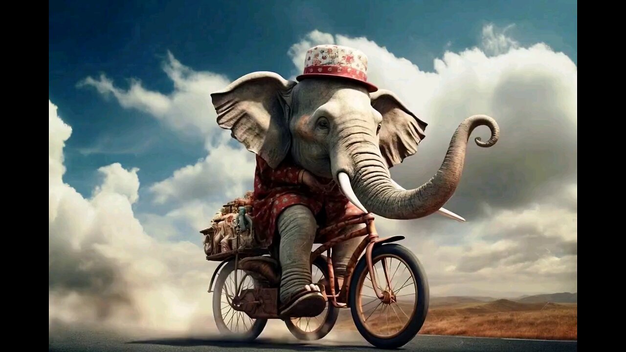 cycle chalane wala haathi |elephant |#viral#funny