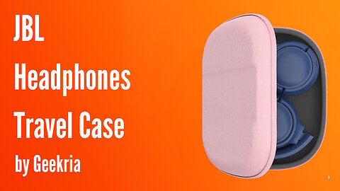 JBL On-Ear Headphones Travel Case, Hard Shell Headset Carrying Case | Geekria