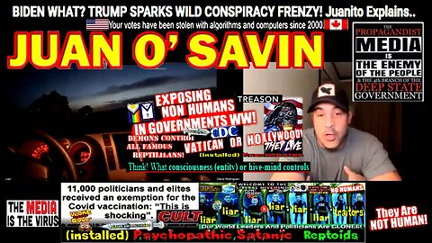 BIDEN WHAT? TRUMP SPARKS WILD CONSPIRACY FRENZY! Juanito Explains (Part1 & 2) [Obey! They Live!]