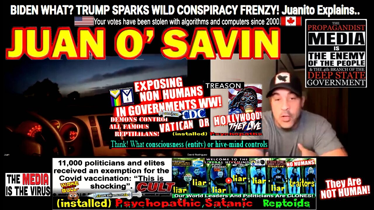 BIDEN WHAT? TRUMP SPARKS WILD CONSPIRACY FRENZY! Juanito Explains (Part1 & 2) [Obey! They Live!]