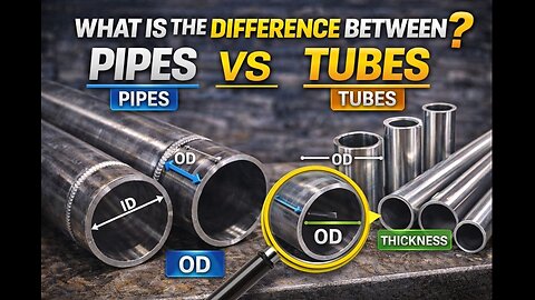What is the difference between Pipes vs Tubes.