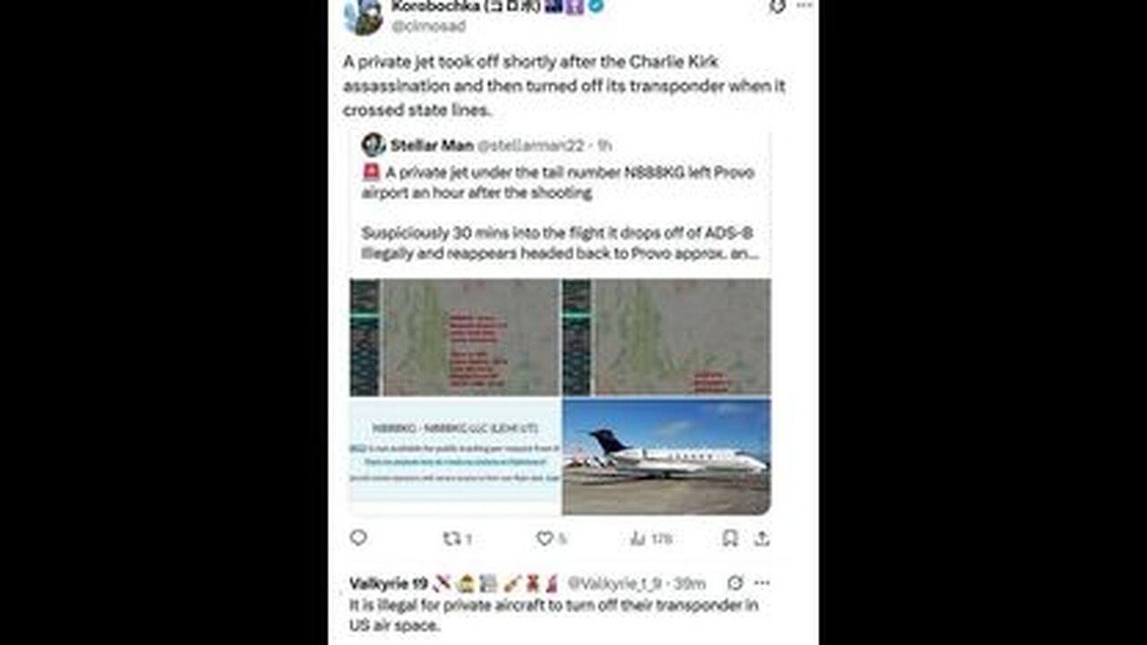 DID THE ACTUAL MURDERER OF CHARLIE KIRK 🛩 ESCAPE ON A PRIVATE JET⁉️