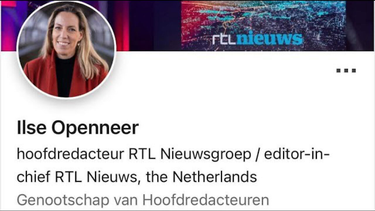 Ilse Openneer, wanneer publiceert de MSM dat Klaus Schwab (WEF) onlangs in Nederland was?