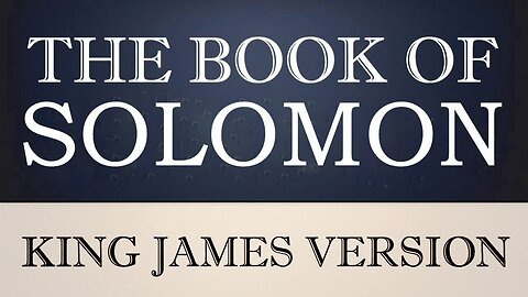 22) The Book of Solomon
