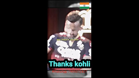 thanks king kohli #viratkohli #ipl #rohitsharma #cricket #msdhoni #rcb #india #indiancricketteam