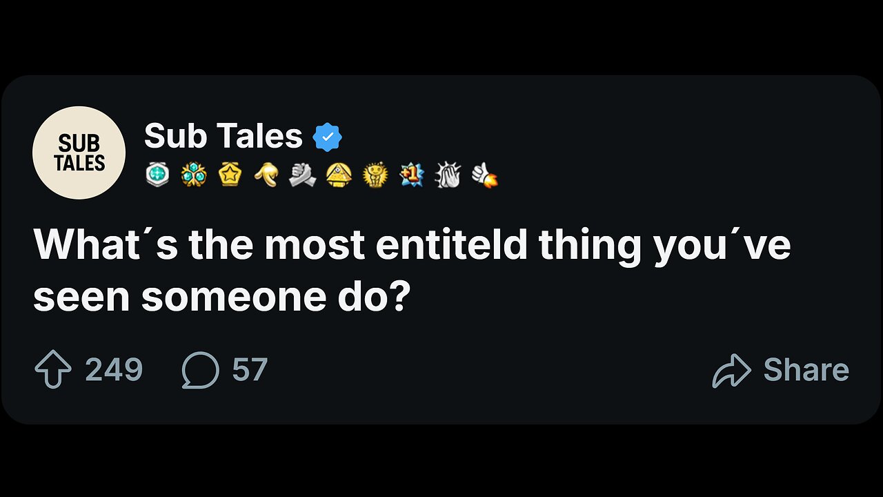 Whats the most entiteld thing youve seen someone do?