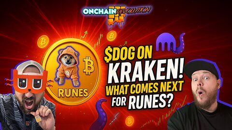 🐶 Bitcoin Rune $DOG Now on Kraken 🐙 – What Comes Next for Runes?