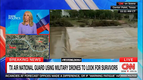 Dana Bash Says It's Harder For GOP To Politicize Deadly Texas Flooding Because It's A Red State
