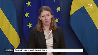 mRNA delay: Sweden's Health Minister Elisabet Lann collapses during live press conference
